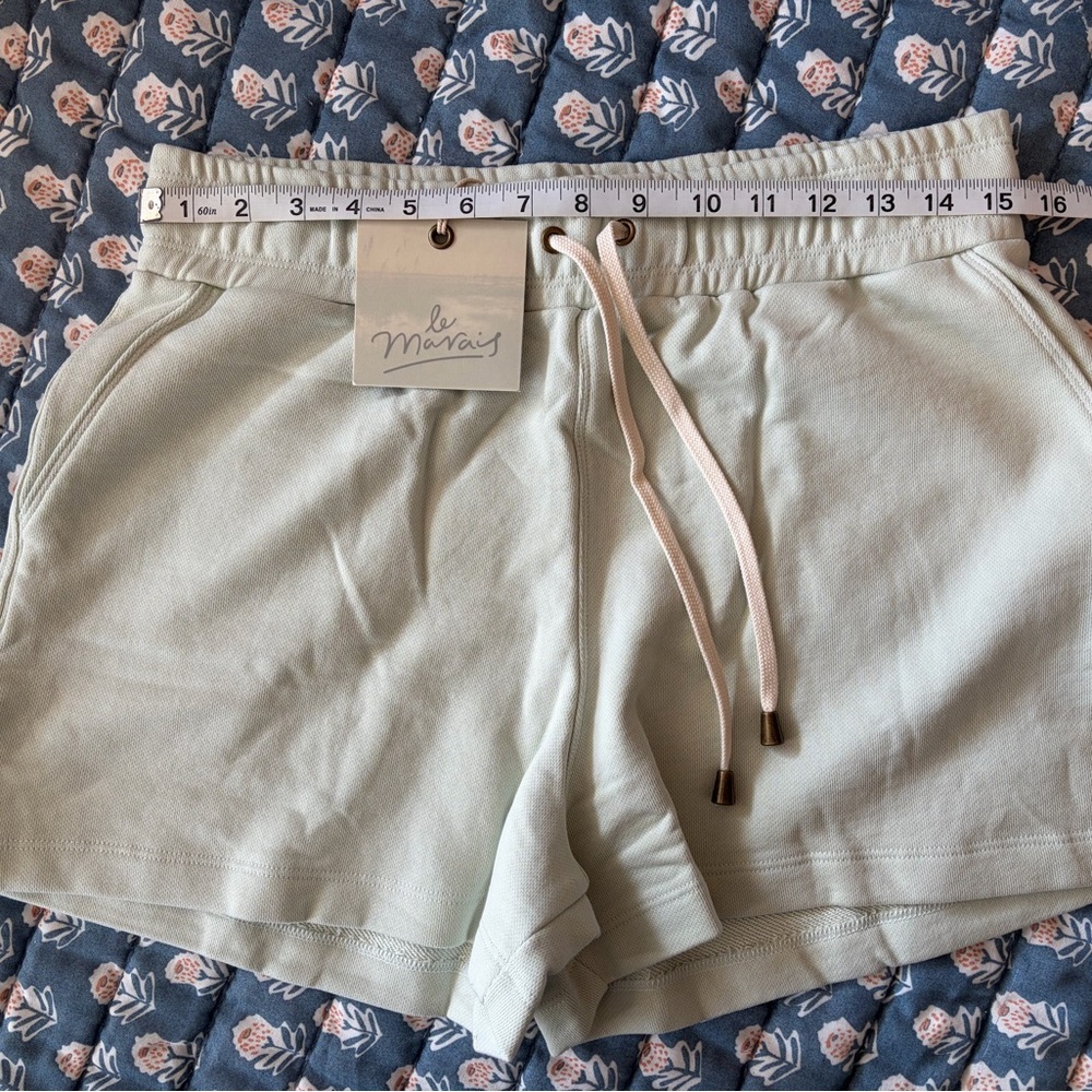 NWT Le Marais Orleans Top + Monroe Short Set β’ Sea Grass β’ Two-Piece Outfit - Picture 9 of 9